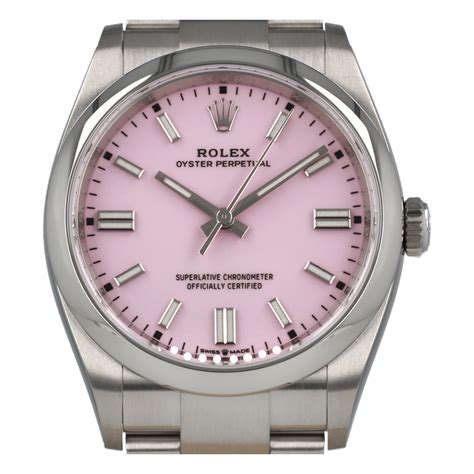 rolex oyster perpetual rosa sfondo farfalle|rolex oyster perpetual case.